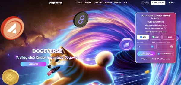 Dogeverse kriptó token ICO