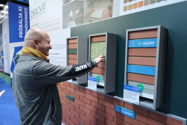 Közös innovációval jelentkezett a Mapei Kft. és a Zsolnay Porcelánmanufaktúra Zrt.