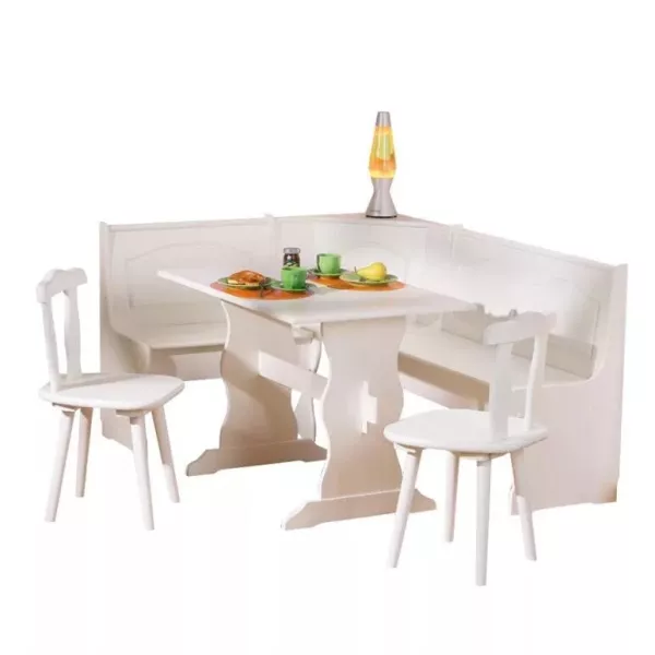 Maximális helykihasználás az étkezőben: sarok étkezőgarnitúrák