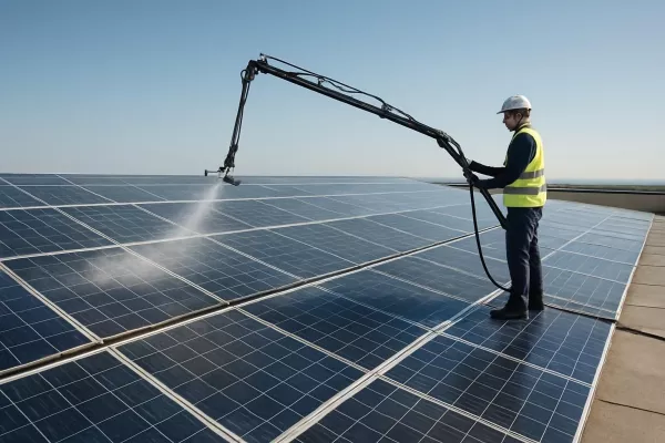Hatékony napelem karbantartás: por és szennyeződések elleni küzdelem
