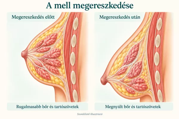 a női mell megereszkedésének okai