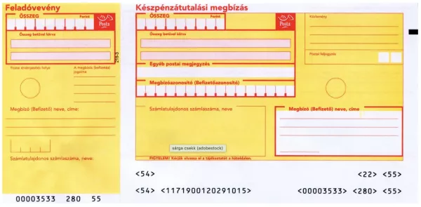 a sárga csekk otthonról is befizethető