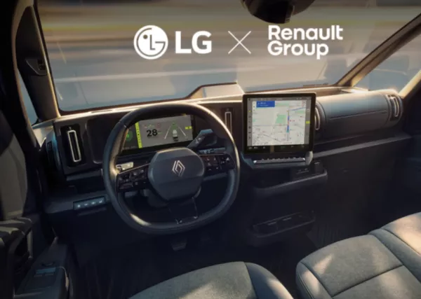 Az LG integrált utastéri megoldást szállít a Renault Group első szoftveralapú haszongépjárművéhez