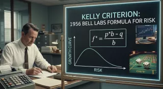 Kelly-kritérium: Hogyan formálja a kockázatkezelést a Bell Labs 1956-os képlete
